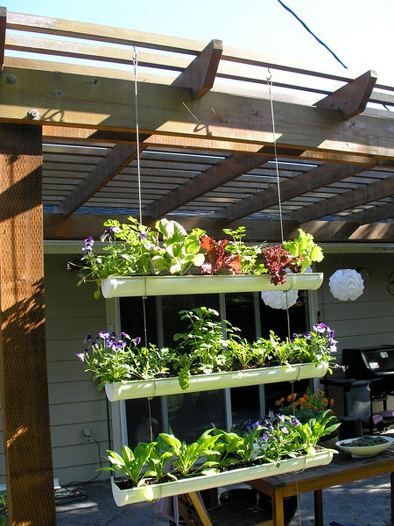Best ideas about Hanging Garden Ideas
. Save or Pin DIY Hanging Gutter Garden Now.