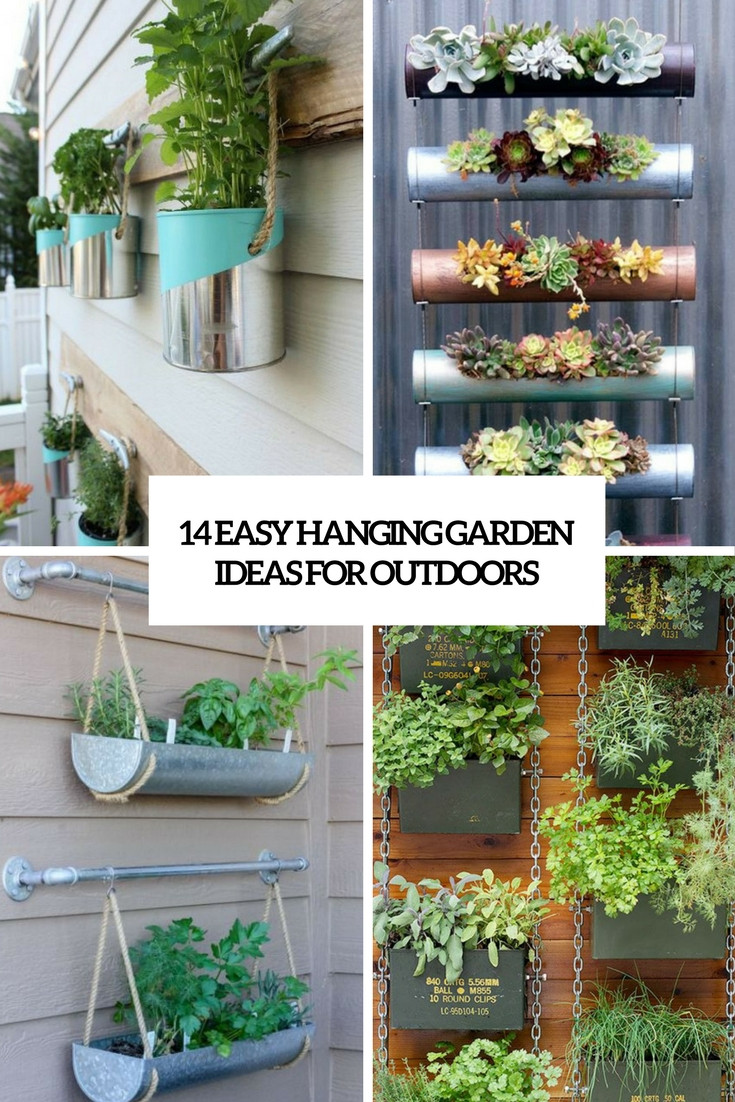 Best ideas about Hanging Garden Ideas
. Save or Pin 18 Easy Hanging Gardens Ideas For Outdoors Shelterness Now.