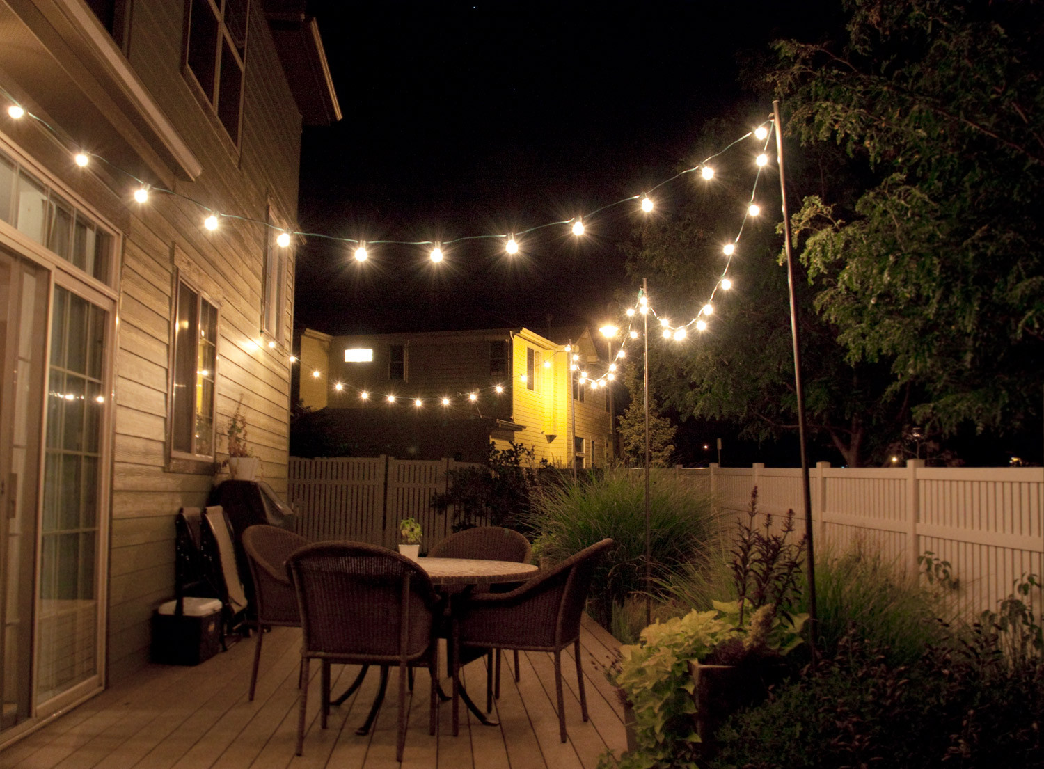 Best ideas about Hanging Patio Lights
. Save or Pin Bright July DIY Outdoor String Lights Now.