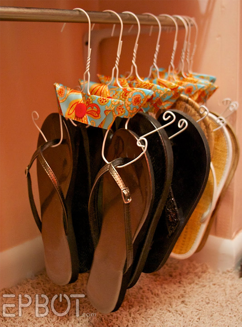 Best ideas about Hanging Shoe Organizer DIY
. Save or Pin 8 Useful Closet Hacks to Tidy Up Your Wardrobe on the Cheap Now.