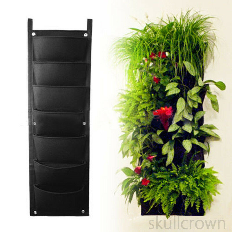 Best ideas about Hanging Wall Planters Outdoor
. Save or Pin 7 Pocket Outdoor Vertical hanging wall garden Planter Bag Now.
