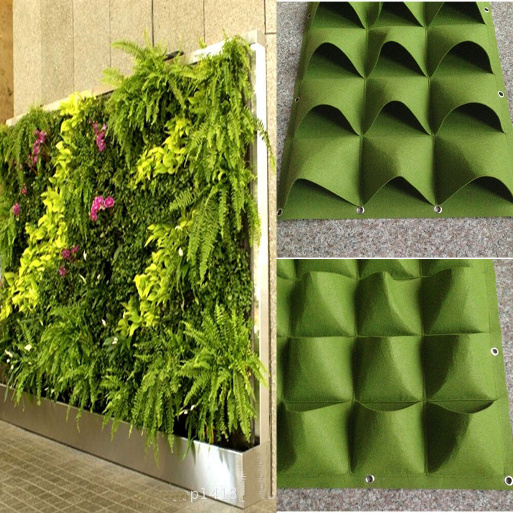 Best ideas about Hanging Wall Planters Outdoor
. Save or Pin 4 49 Pockets Outdoor Indoor Wall Herbs Vertical Garden Now.