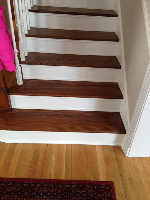 Best ideas about Hardwood Floor Stairs
. Save or Pin Stain floors to match stairs Now.
