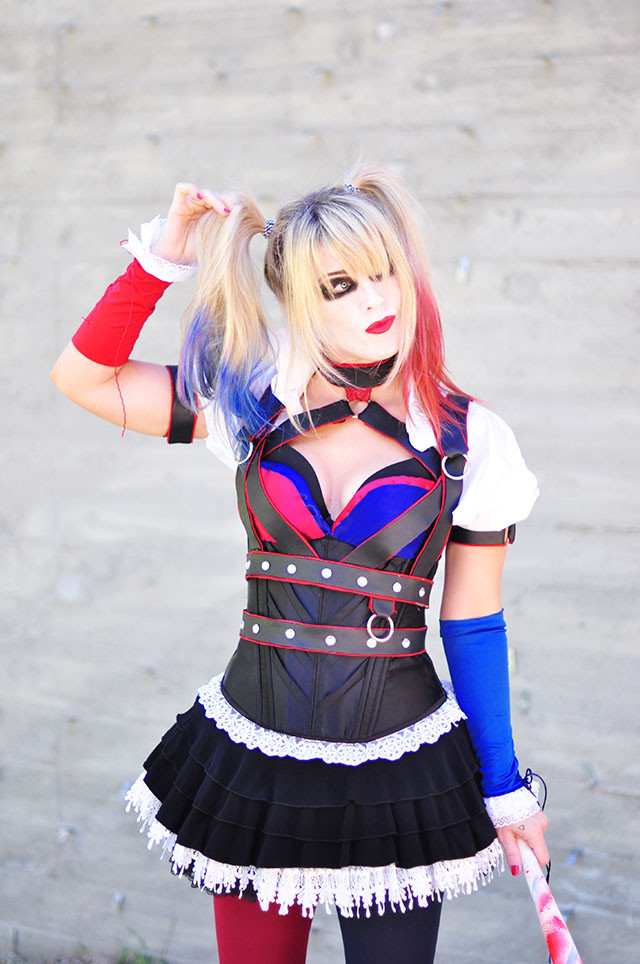 Best ideas about Harley Quinn Costume For Kids DIY
. Save or Pin DIY Harley Quinn Costume – Arkham Knight Corset Now.