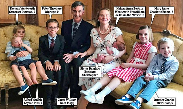 Best ideas about Helena De Chair
. Save or Pin Jacob Rees Mogg proudly shows off his family Now.