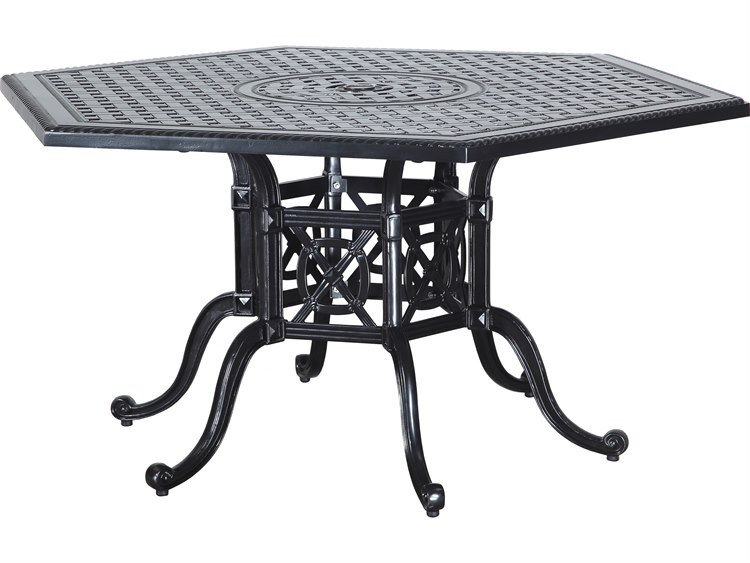 Best ideas about Hexagon Patio Table
. Save or Pin GenSun Grand Terrace Cast Aluminum 61 Hexagon Dining Table Now.