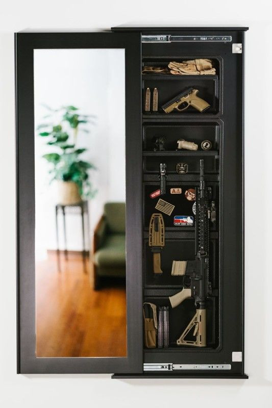 Best ideas about Hidden Gun Storage Ideas
. Save or Pin Built in and hidden gun cabinet kit that looks like a Now.