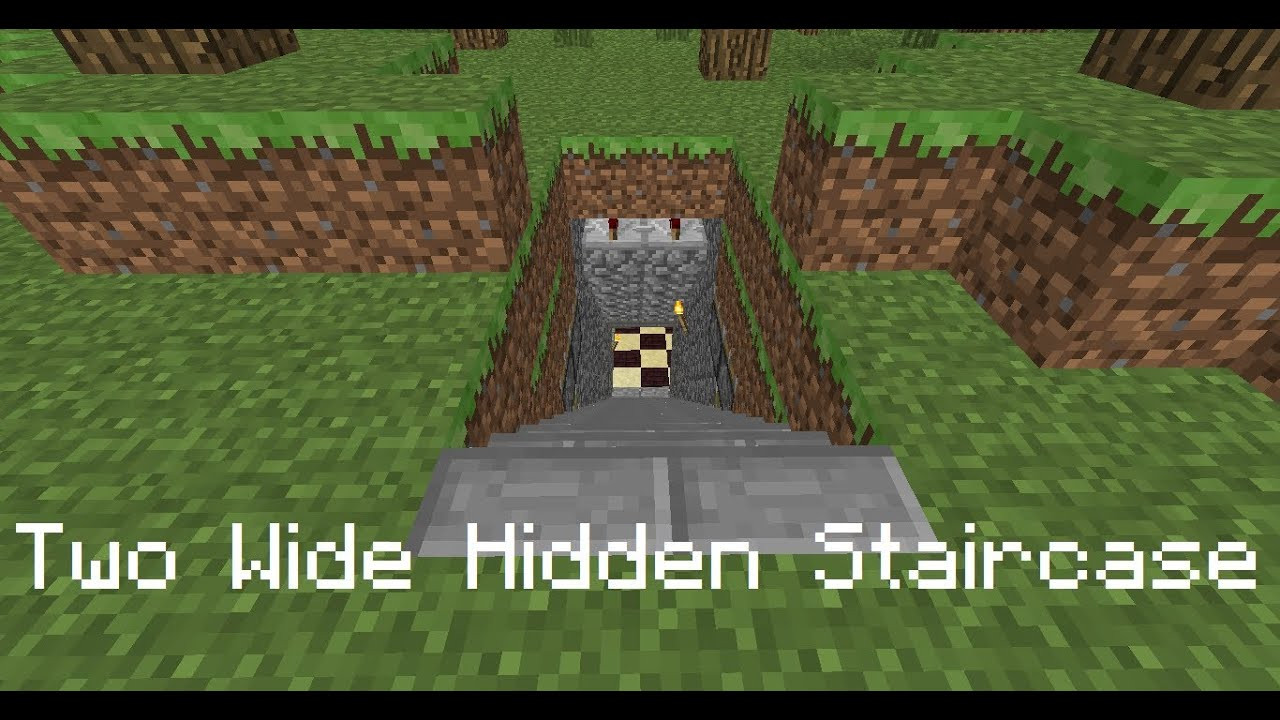 Best ideas about Hidden Staircase Minecraft
. Save or Pin Minecraft Two Wide Hidden Staircase 1 6 4 HD Now.