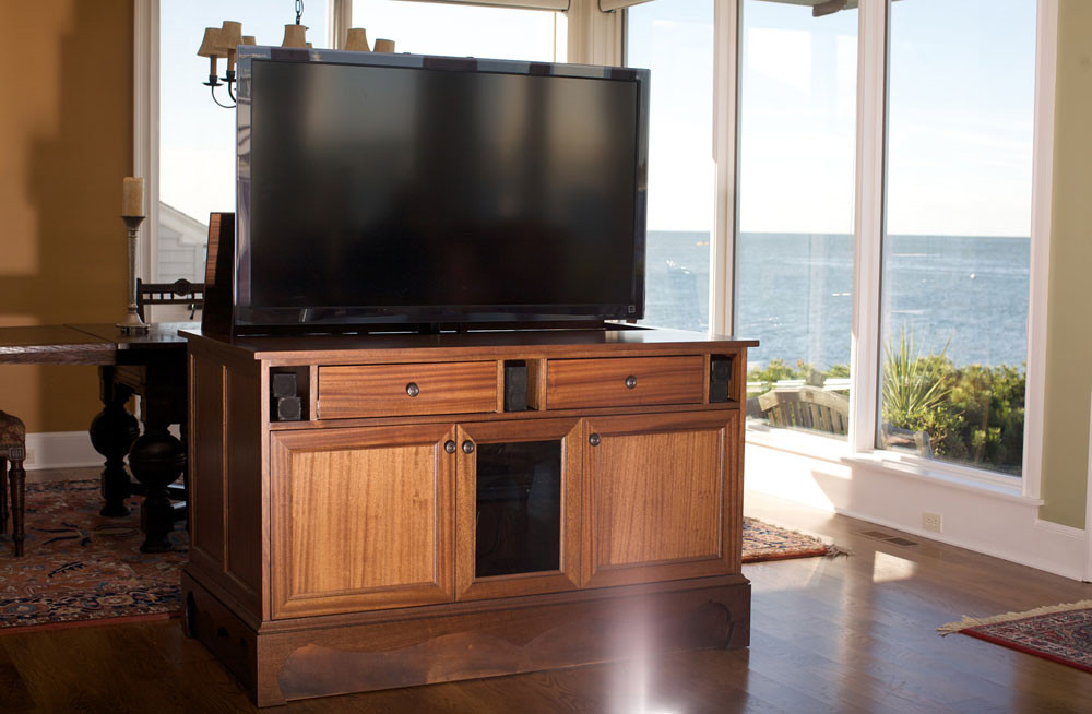 Best ideas about Hidden Tv Cabinet
. Save or Pin Smart TV Cabinets Keeping TV ponents Cool Now.