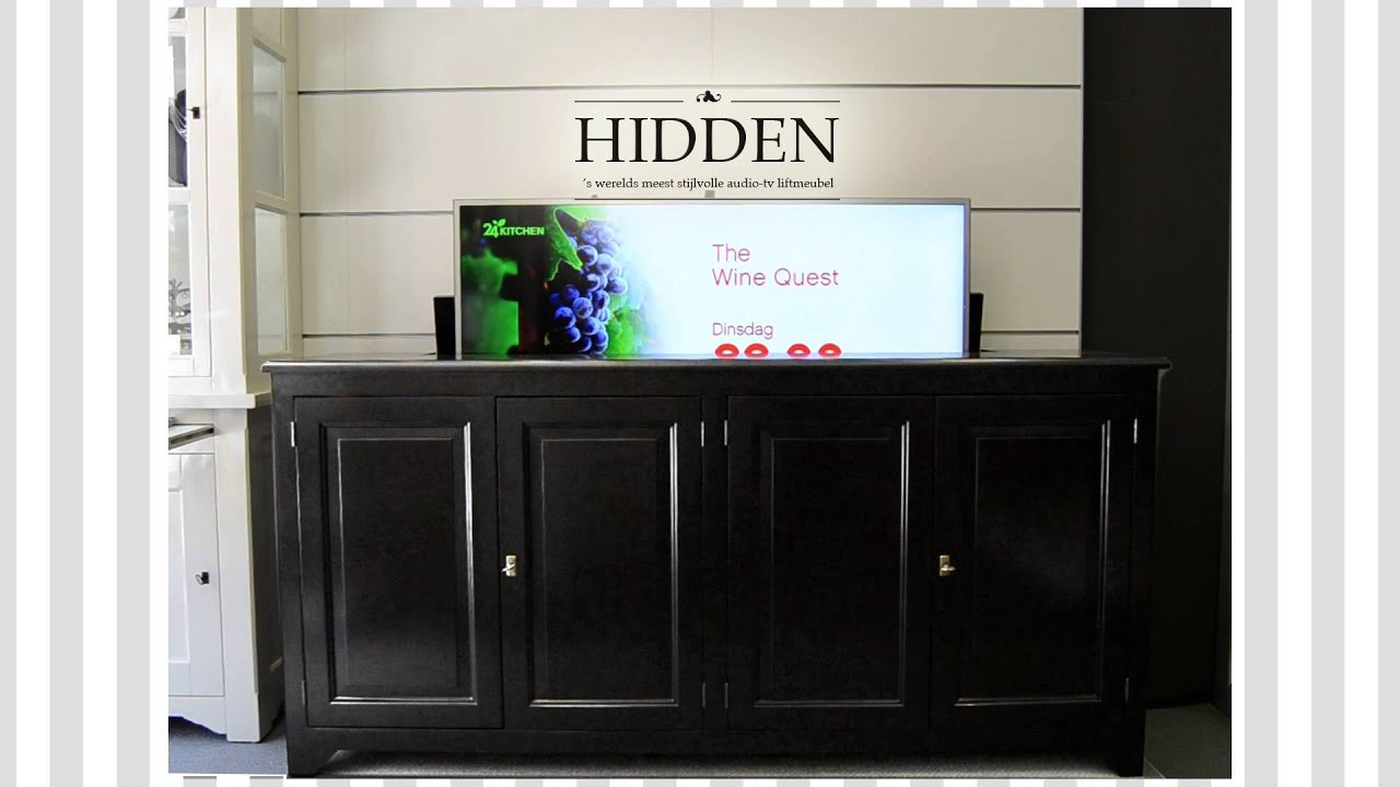 Best ideas about Hidden Tv Cabinet
. Save or Pin HIDDEN TV lift meubel dressoir cabinet Now.