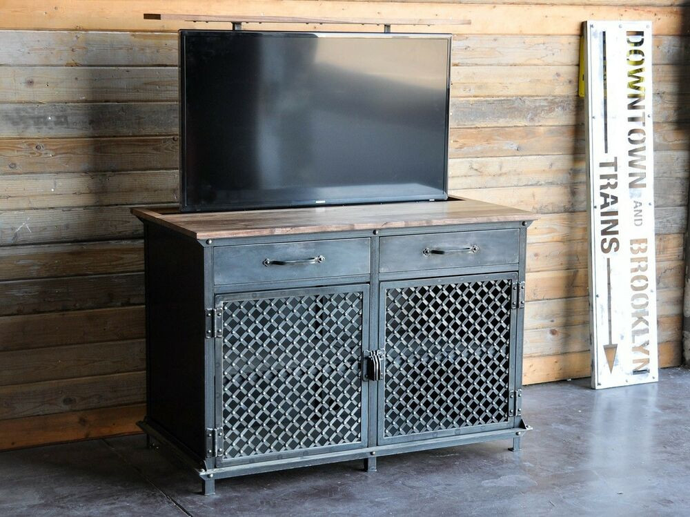 Best ideas about Hidden Tv Cabinet
. Save or Pin TV Lift Cabinet Vintage Industrial Ellis Motorized Now.