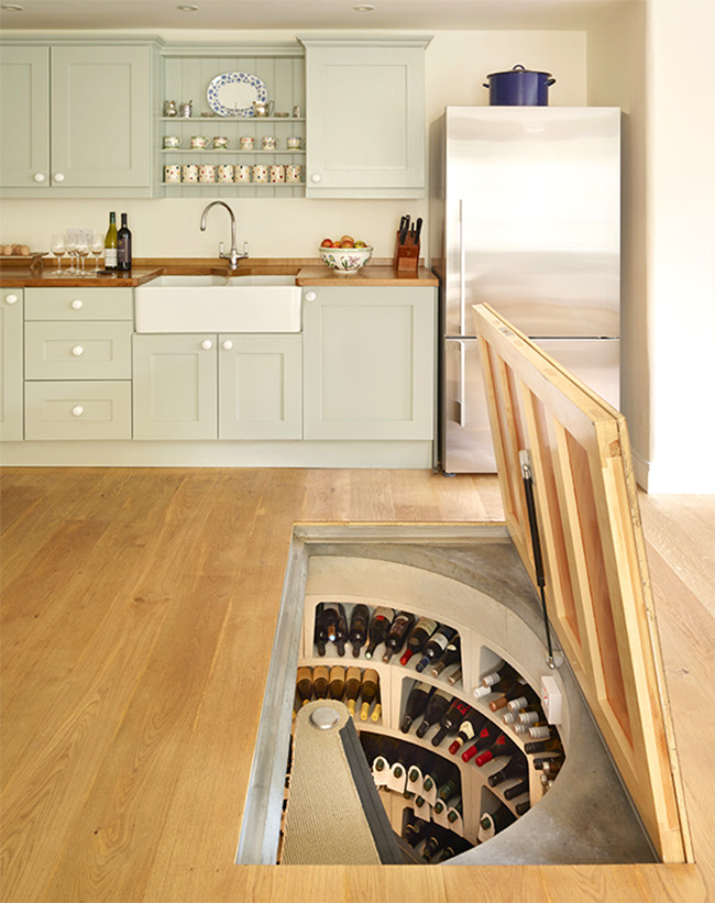 Best ideas about Hidden Wine Cellar
. Save or Pin 8 Strangely Satisfying Hidden Kitchen partments Now.