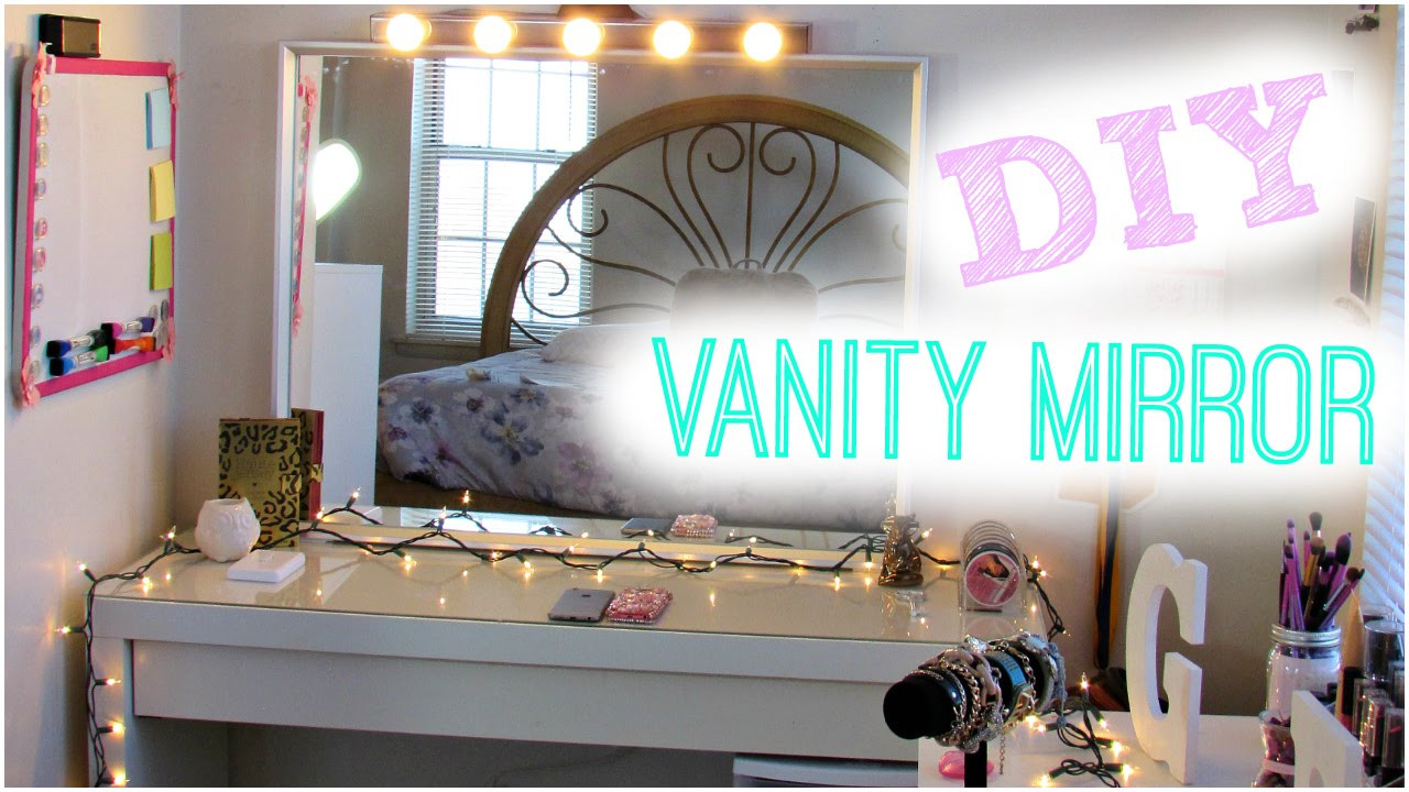 Best ideas about Hollywood Vanity Mirror DIY
. Save or Pin DIY Hollywood Vanity Light Mirror Now.