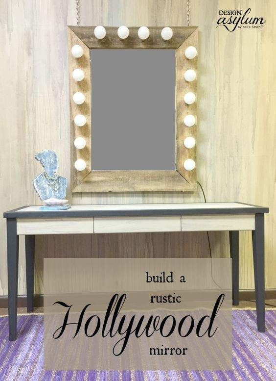 Best ideas about Hollywood Vanity Mirror DIY
. Save or Pin DIY Rustic Hollywood Mirror Now.