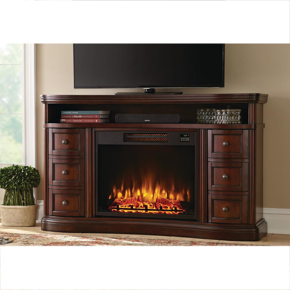 Best ideas about Home Depot Electric Fireplace Tv Stand
. Save or Pin Home Decorators Collection Charleston 60 in TV Stand Now.