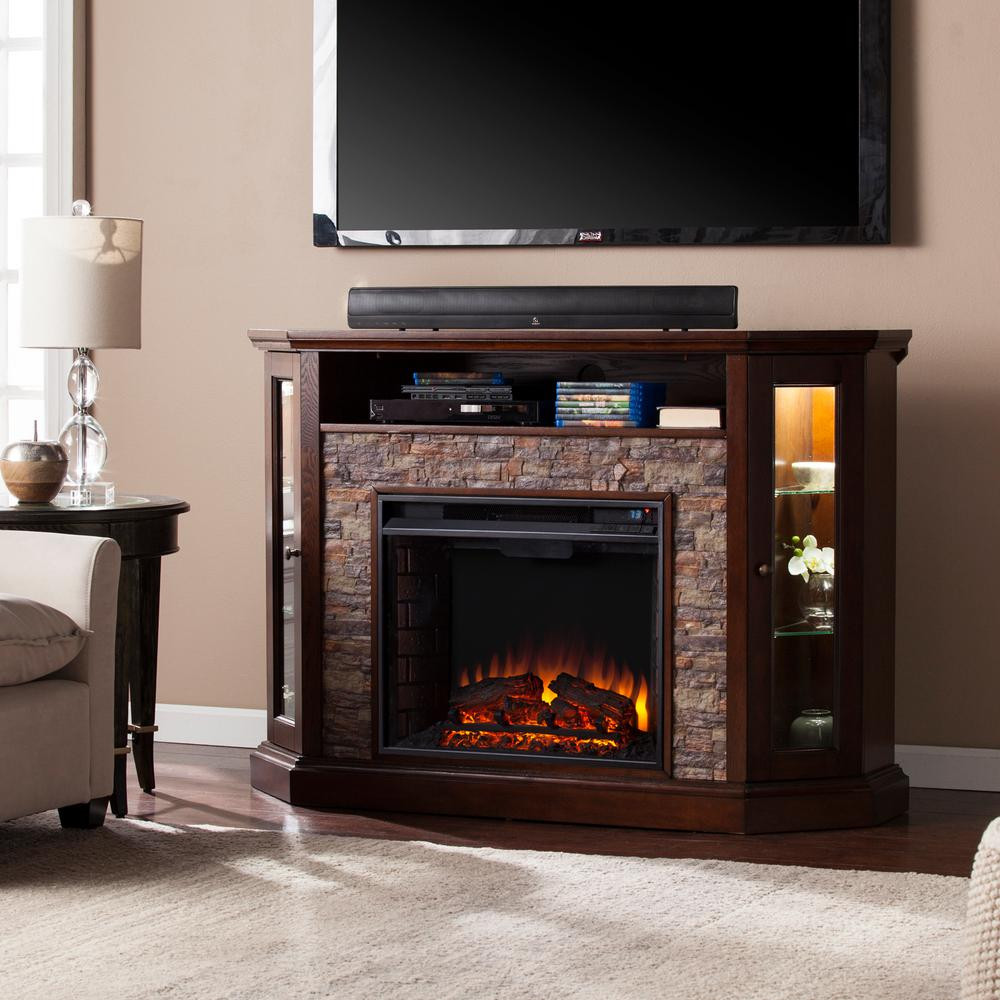 Best ideas about Home Depot Electric Fireplace Tv Stand
. Save or Pin Home Decorators Collection Tolleson 48 in TV Stand Now.