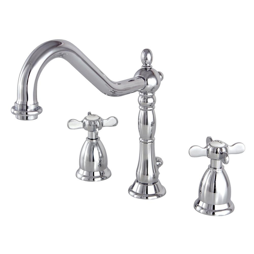 Best ideas about Home Depot Faucets Bathroom
. Save or Pin Kingston Brass Victorian Cross 8 in Widespread 2 Handle Now.