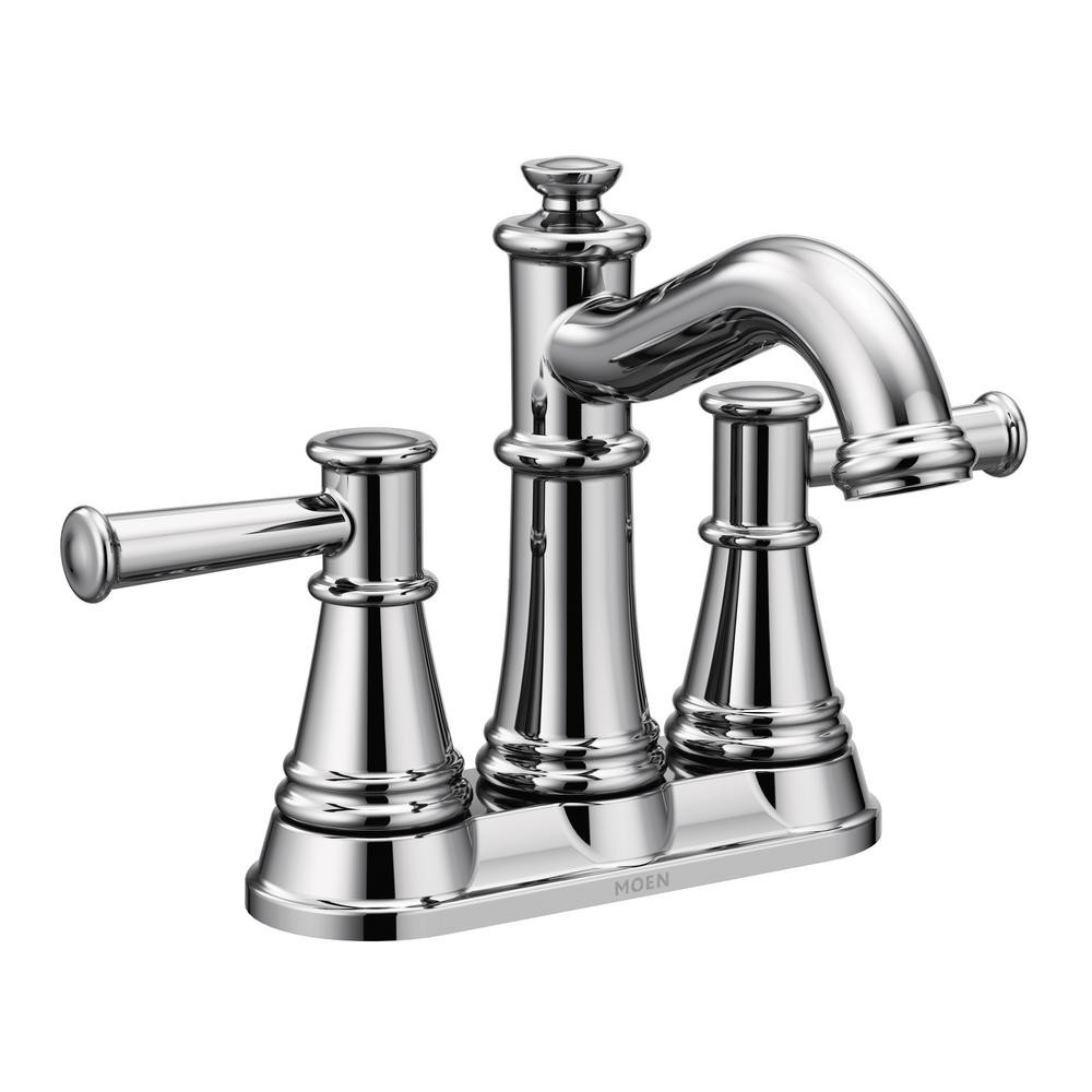 Best ideas about Home Depot Faucets Bathroom
. Save or Pin MOEN Belfield 4 in Centerset 2 Handle Bathroom Faucet in Now.