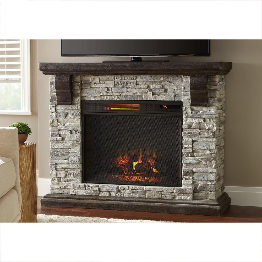Best ideas about Home Depot Fireplace
. Save or Pin Home Decorators Collection Highland 50 in Faux Stone Now.