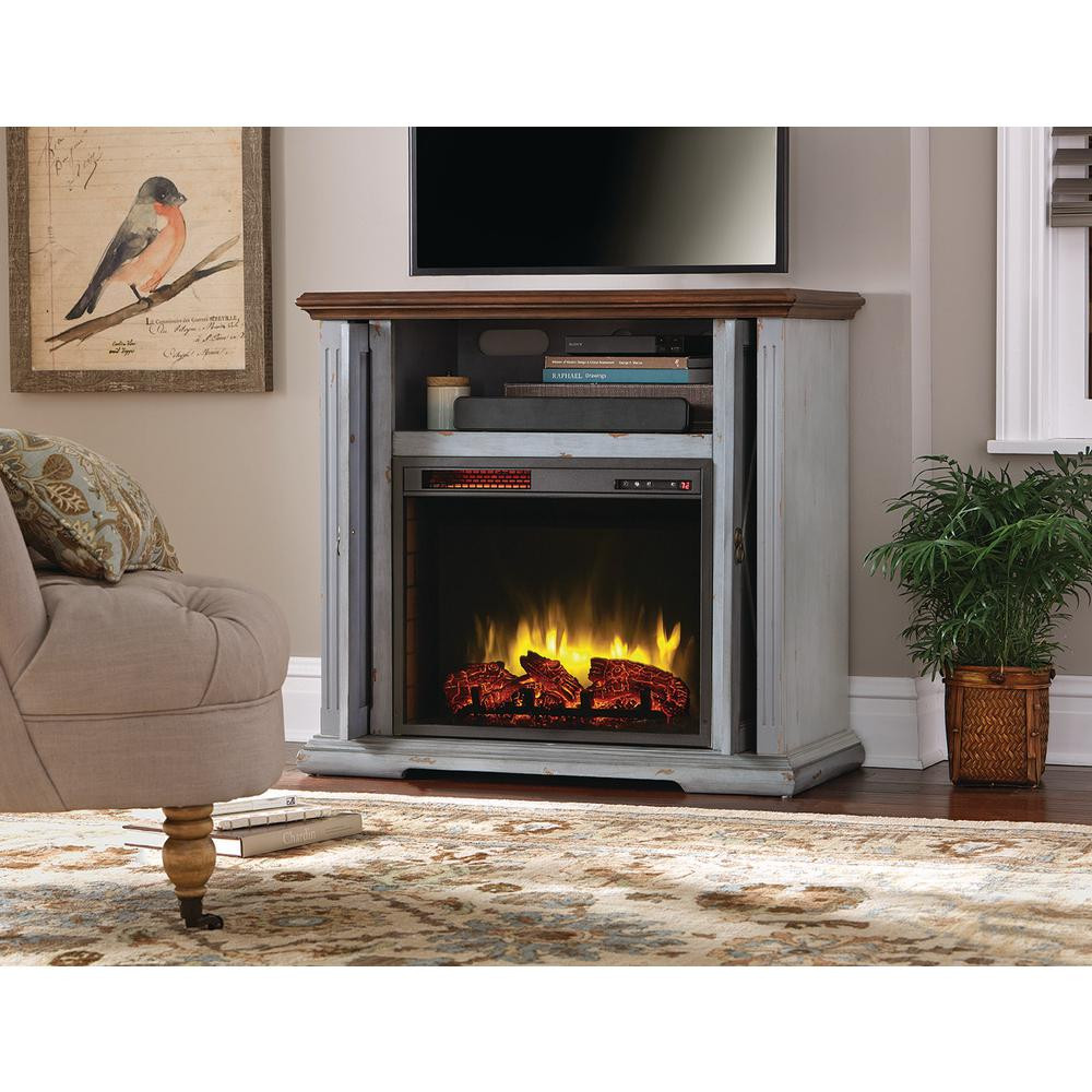 Best ideas about Home Depot Fireplace
. Save or Pin Home Decorators Collection Hamilton 38 in Infrared Pocket Now.