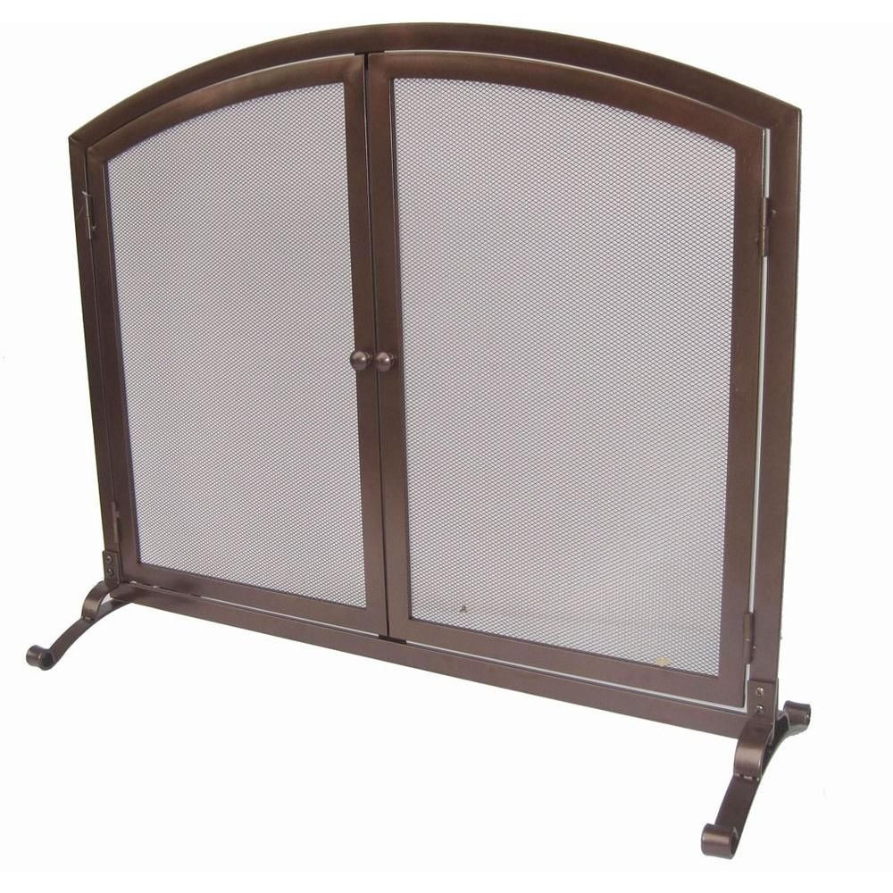 Best ideas about Home Depot Fireplace Screen
. Save or Pin Home Decorators Collection Emberly Brown 1 Panel Fireplace Now.