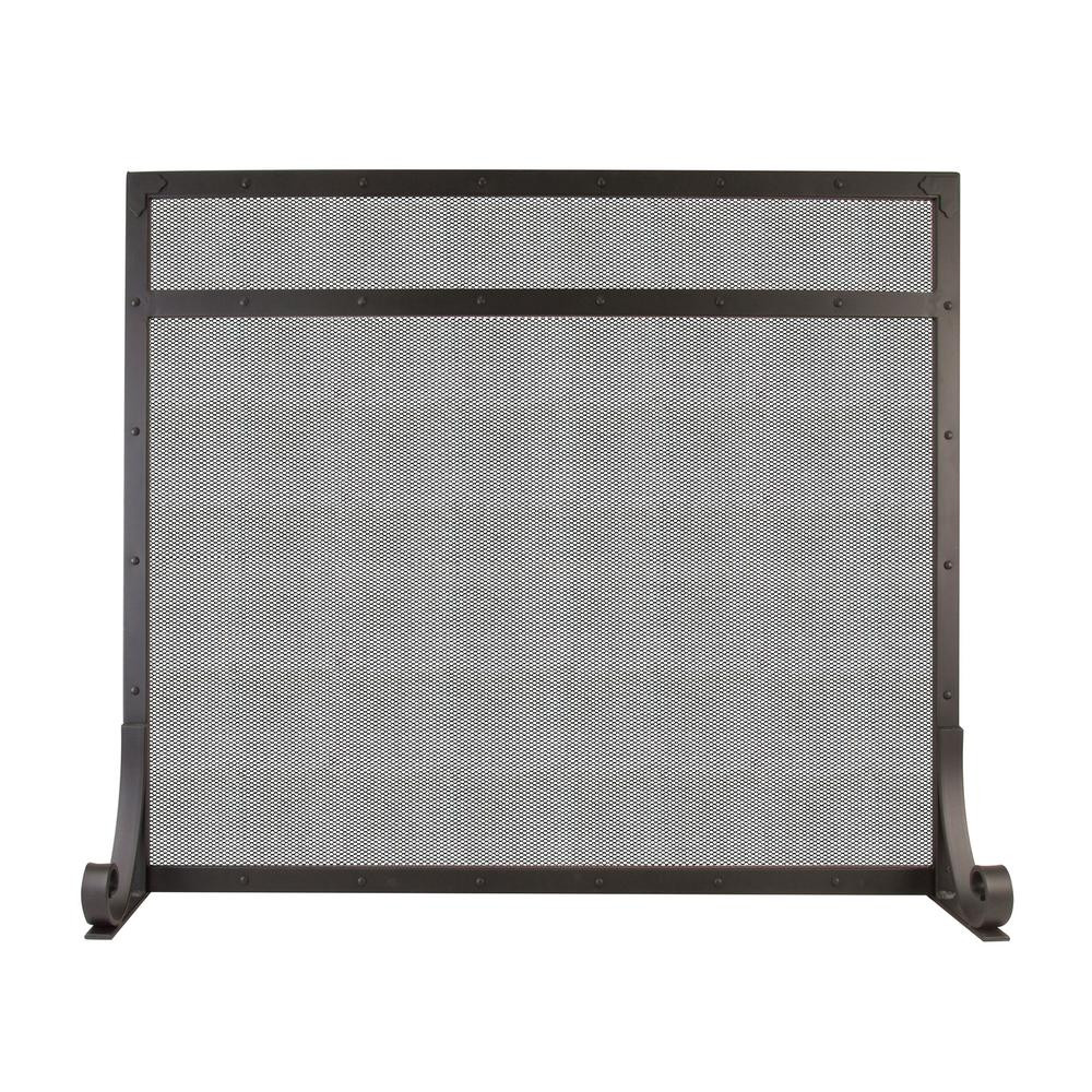Best ideas about Home Depot Fireplace Screen
. Save or Pin Pleasant Hearth Selene 1 Panel Fireplace Screen in Black Now.