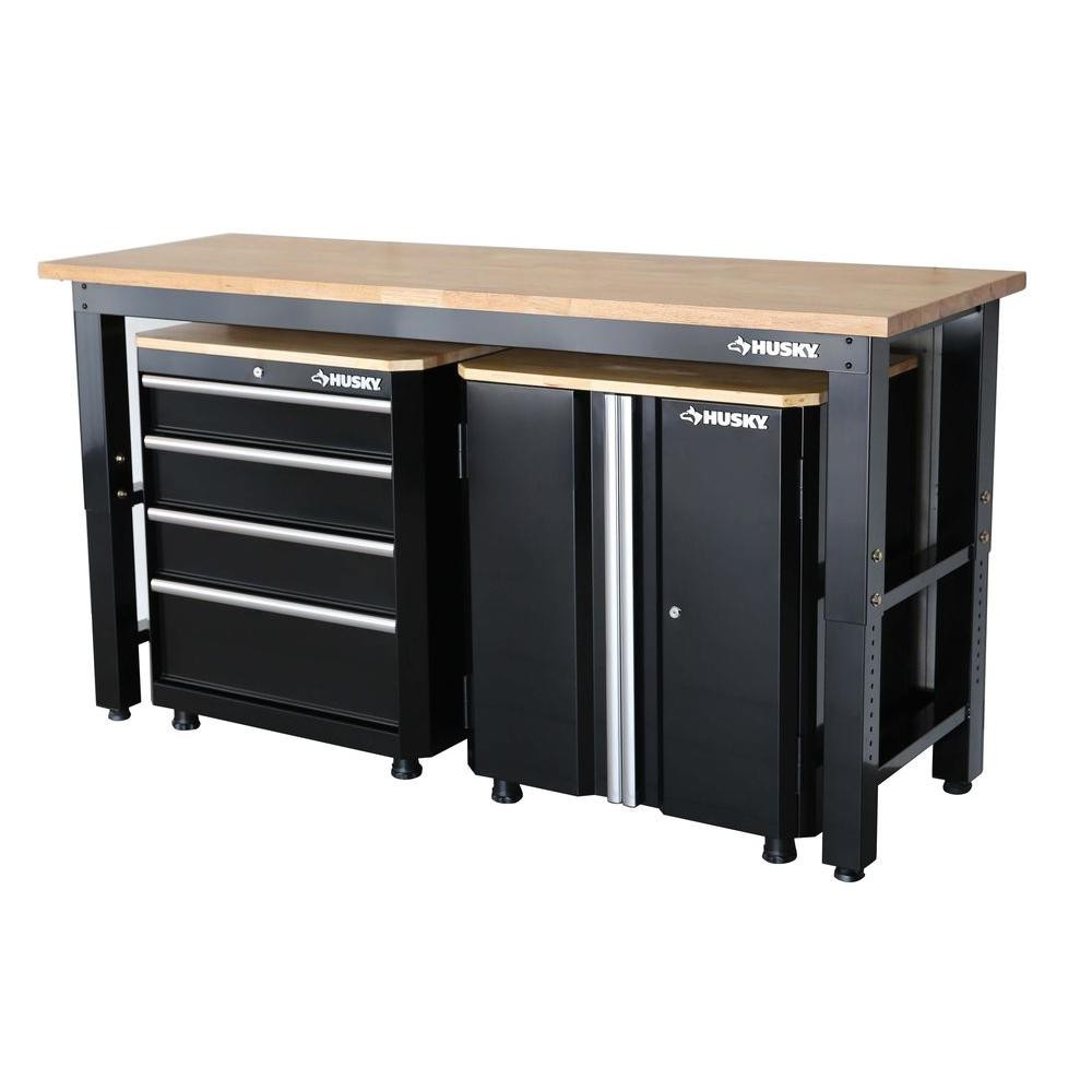 Best ideas about Home Depot Garage Storage Cabinets
. Save or Pin Husky 42 in H x 72 in W x 24 in D Steel Garage Cabinet Now.