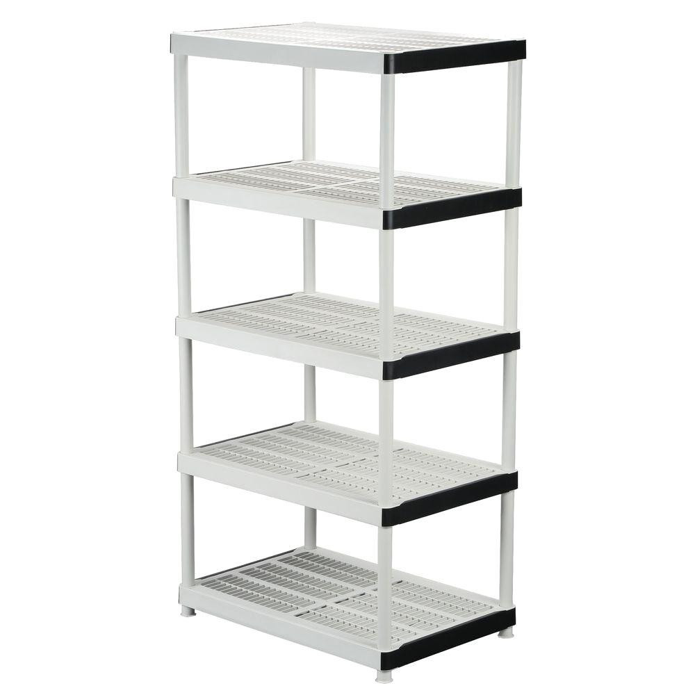 Best ideas about Home Depot Garage Storage
. Save or Pin HDX 72 in H x 36 in W x 24 in D 5 Shelf Plastic Now.