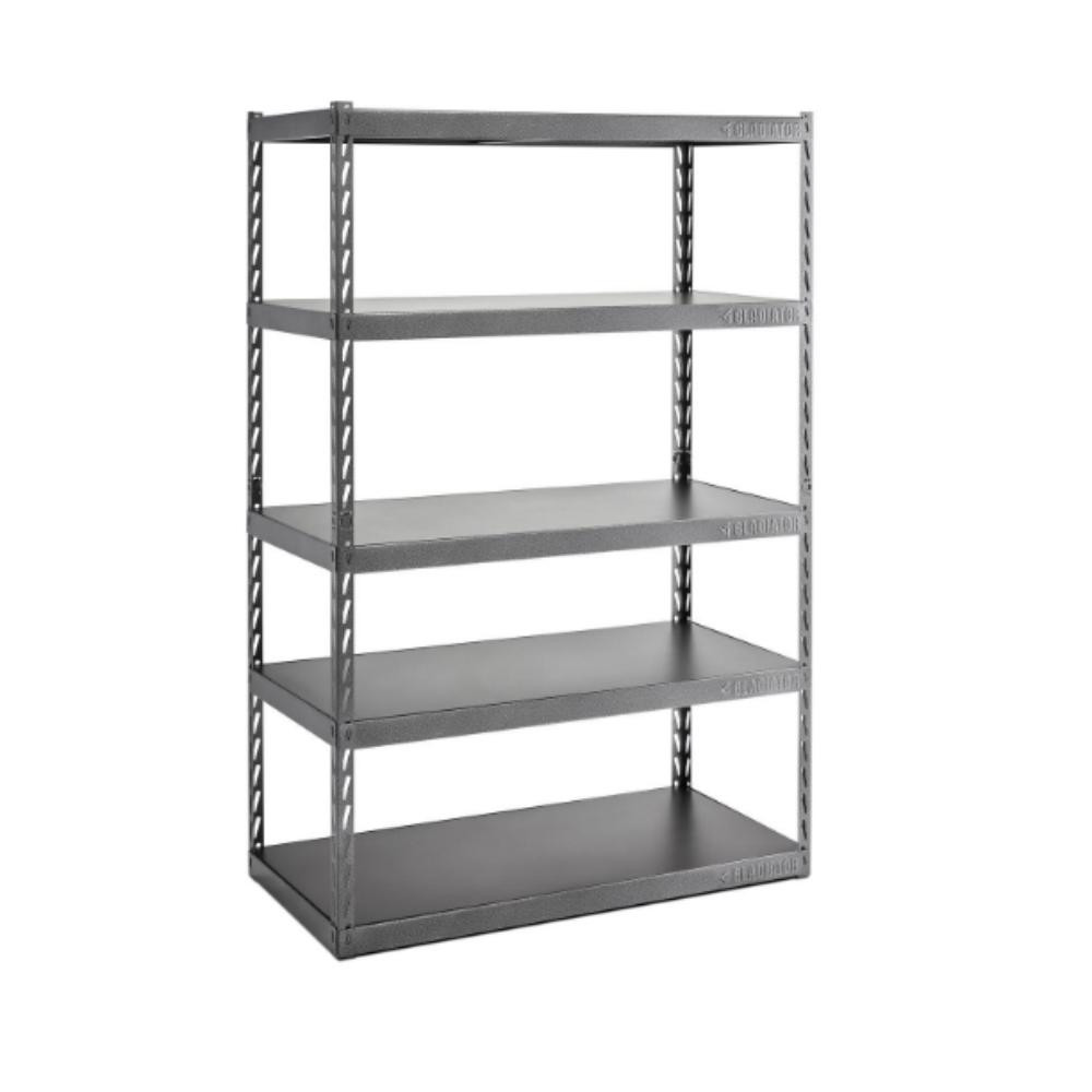 Best ideas about Home Depot Garage Storage Racks
. Save or Pin Gladiator 72 in H x 48 in W x 24 in D 5 Shelf Steel Now.