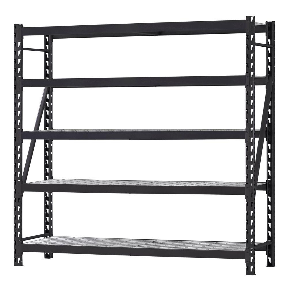 Best ideas about Home Depot Garage Storage Racks
. Save or Pin Husky 90 in H x 90 in W x 24 in D 5 Shelf Welded Steel Now.