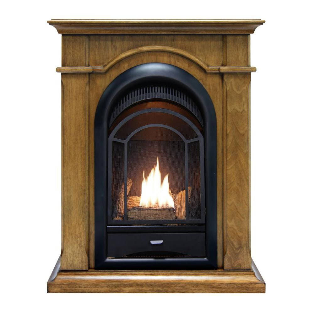 Best ideas about Home Depot Gas Fireplace
. Save or Pin Emberglow 43 in Convertible Vent Free Dual Fuel Gas Now.