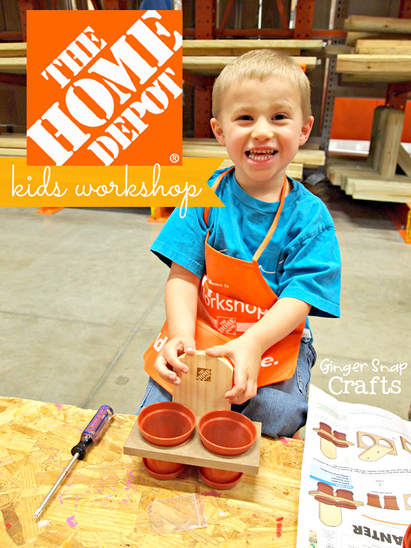 Best ideas about Home Depot Kids DIY
. Save or Pin Ginger Snap Crafts The Home Depot Kids Workshop Build Now.