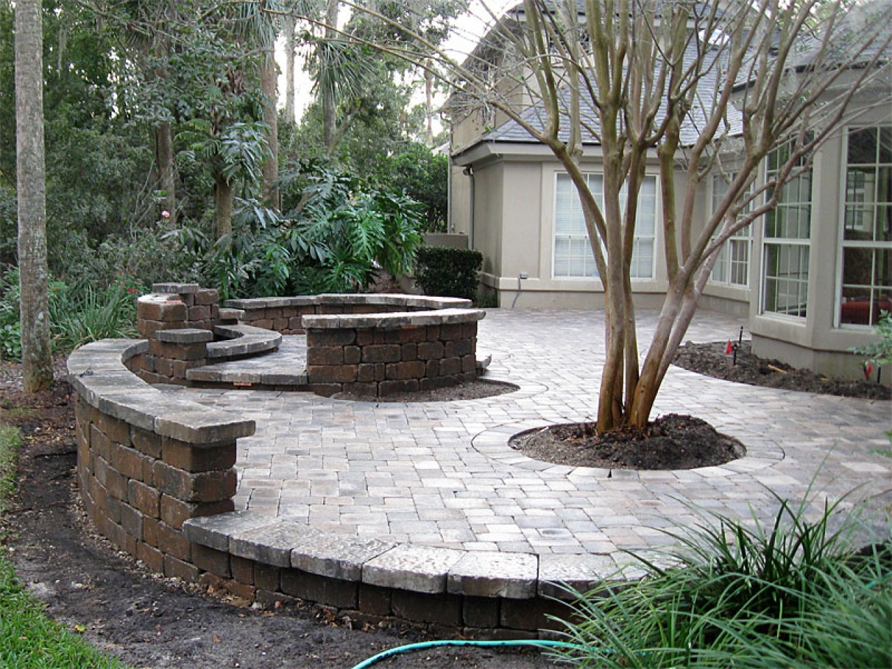 Best ideas about Home Depot Patio Pavers
. Save or Pin Hardscaping design paver patio with retaining wall ideas Now.