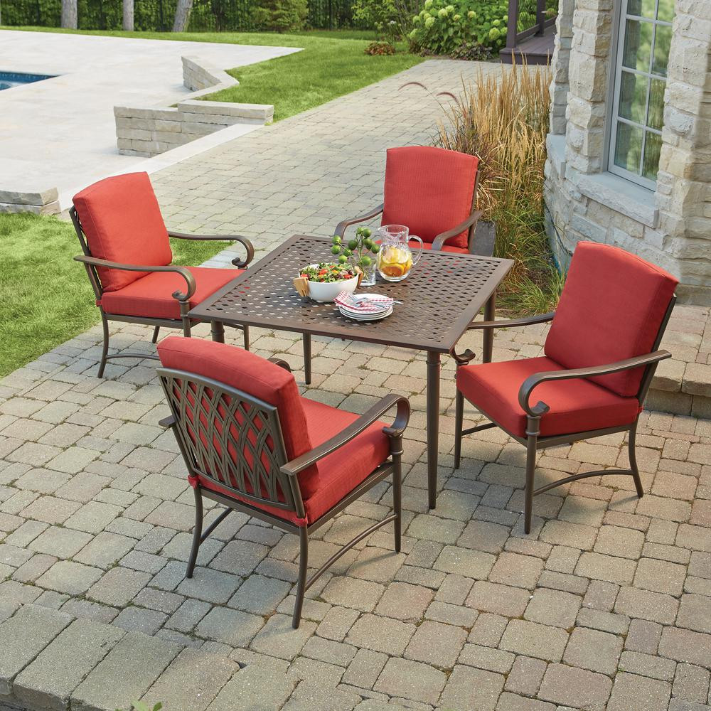 Best ideas about Home Depot Patio Set
. Save or Pin Hanover Monaco 5 Piece Patio Outdoor Dining Set Now.