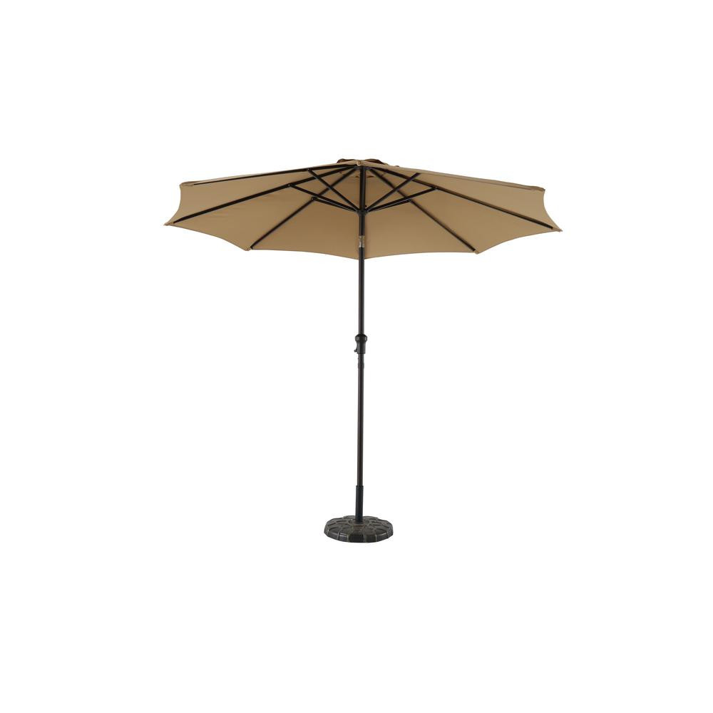 Best ideas about Home Depot Patio Umbrellas
. Save or Pin Hampton Bay 9 ft Steel Crank and Tilt Patio Umbrella in Now.