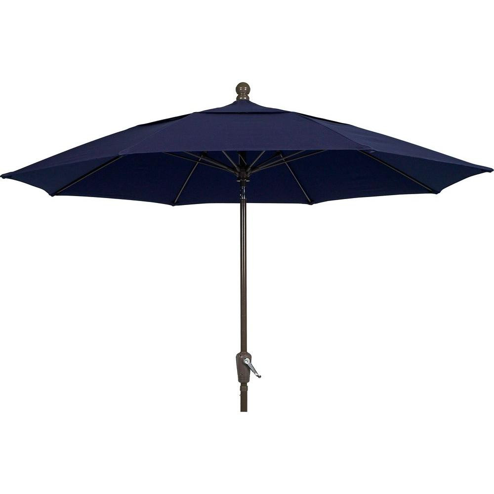 Best ideas about Home Depot Patio Umbrellas
. Save or Pin Fiberbuilt Umbrellas Lucaya 11 ft Patio Umbrella in Navy Now.
