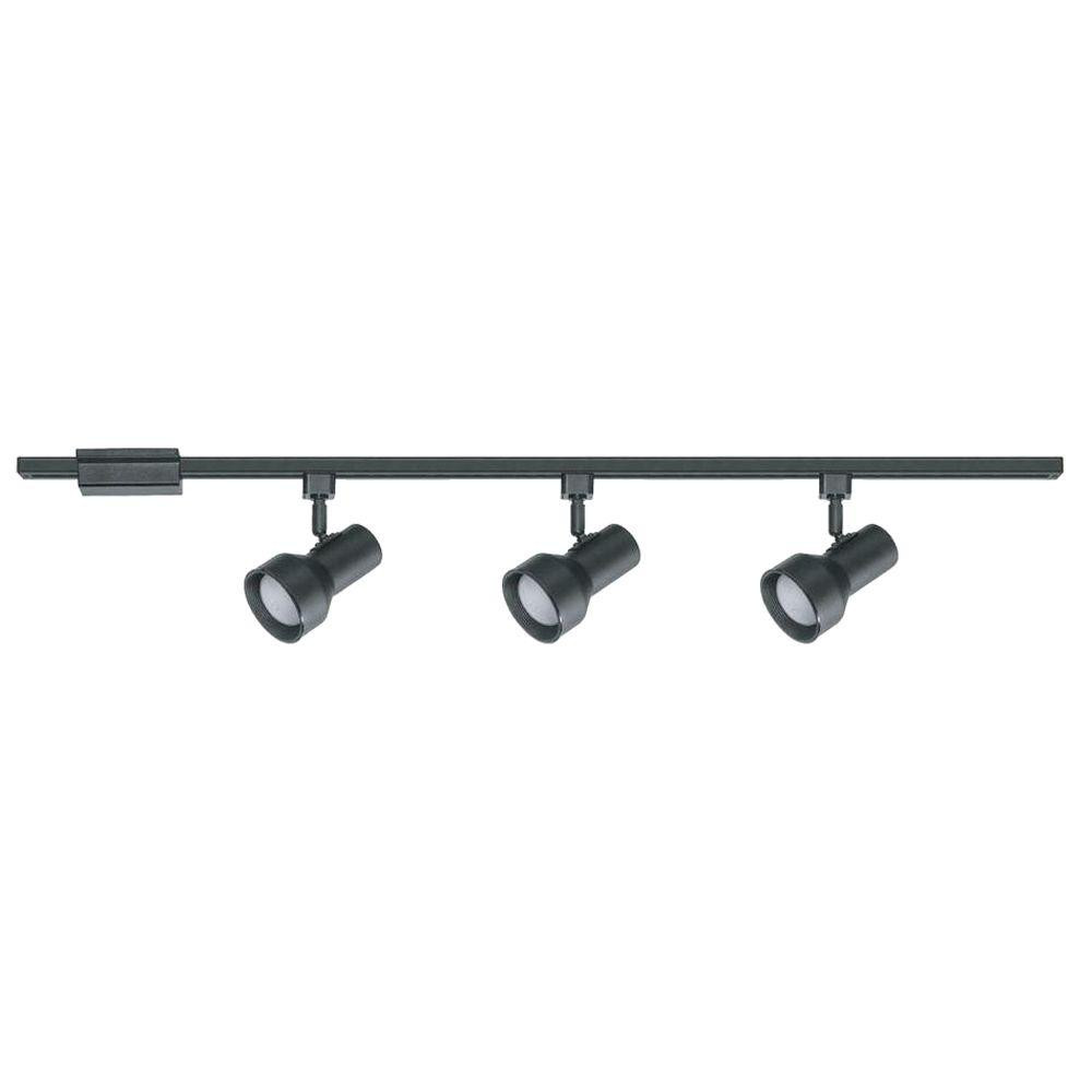 Best ideas about Home Depot Track Lighting
. Save or Pin Hampton Bay Linear 3 Light Black Track Lighting Kit Now.