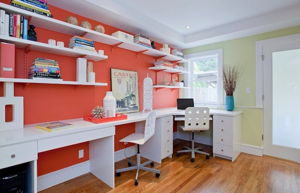 Best ideas about Home Office Colors
. Save or Pin How to Add Splashes of Color to your Home fice Now.
