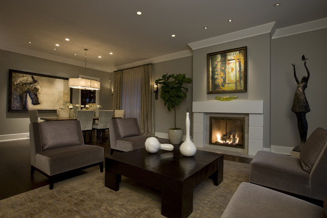 Best ideas about Houzz Living Room
. Save or Pin Honore Transitional Living Room & Dining Room Now.