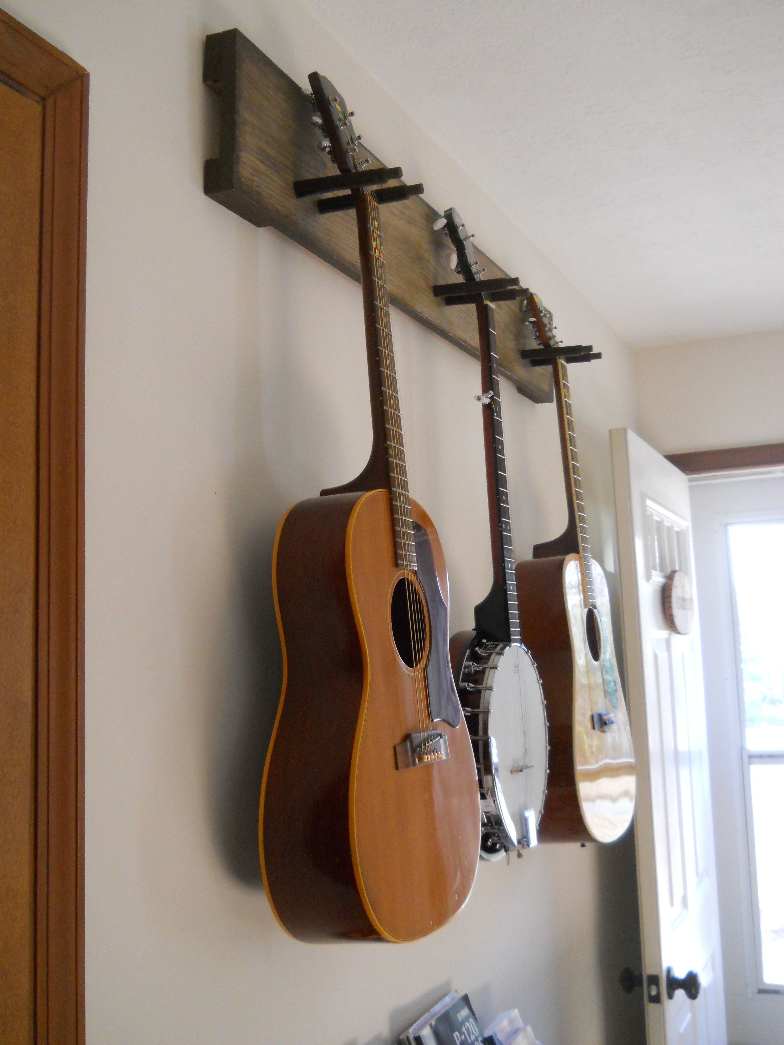 Best ideas about How To Hang A Guitar On The Wall DIY
. Save or Pin DIY guitar hanger simple & secure We practice so much Now.