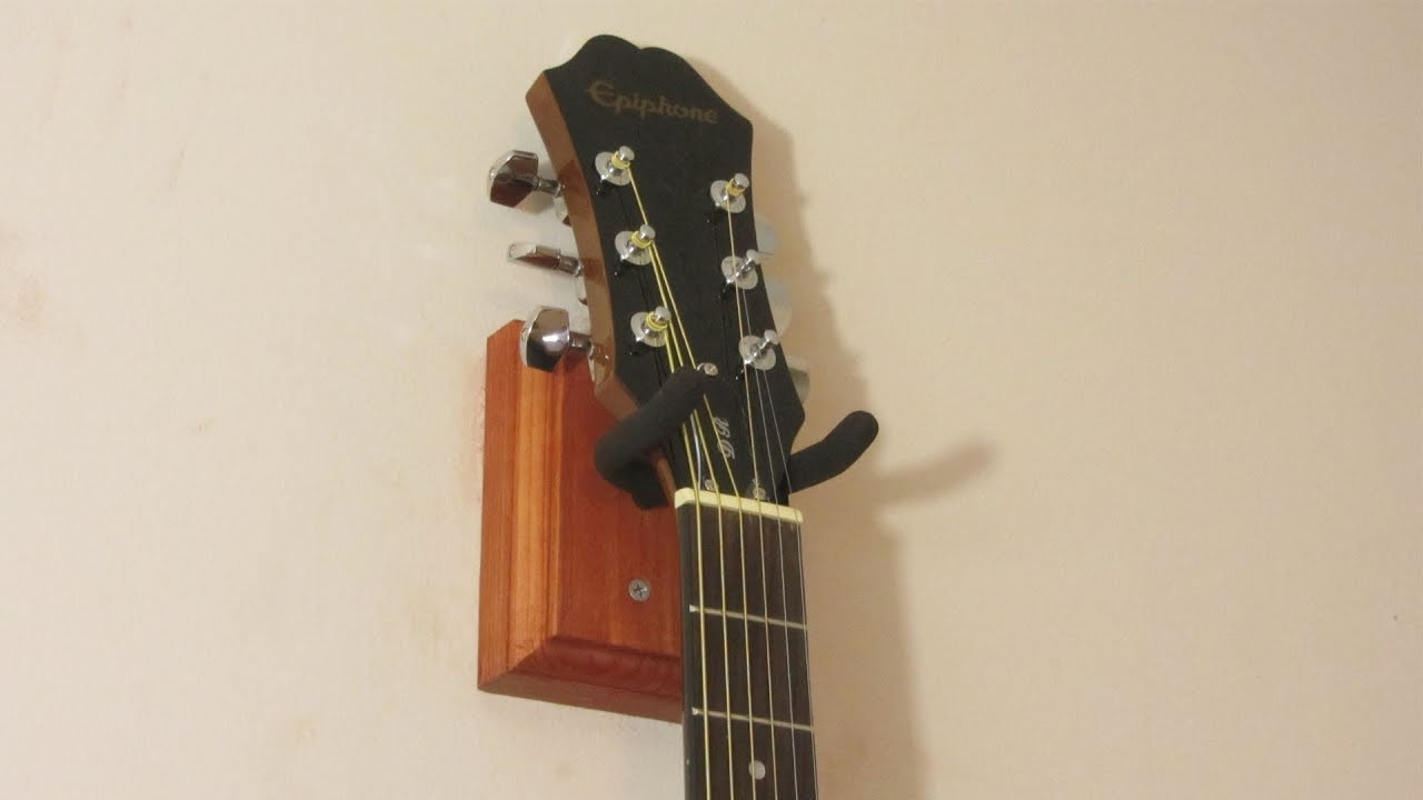 Best ideas about How To Hang A Guitar On The Wall DIY
. Save or Pin How to make a guitar wall mount Now.