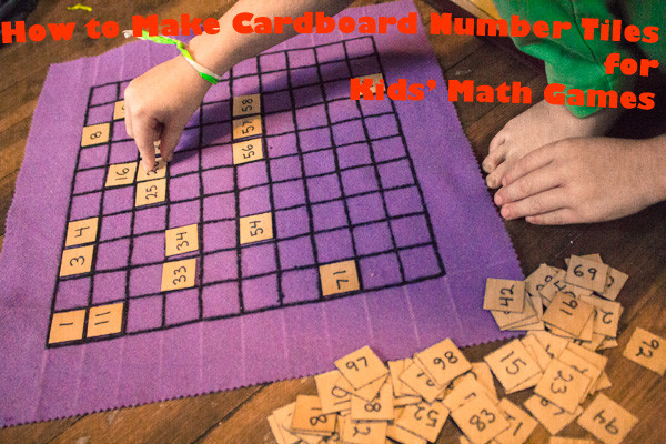 Best ideas about How To Ideas For Kids
. Save or Pin Back to School Ideas Make Cardboard Number Tiles for Kids Now.