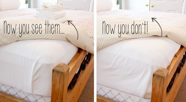 Best ideas about How To Keep Sheets On Bed DIY
. Save or Pin How To Fold & Store Extra Bed Sheets · Jillee Now.