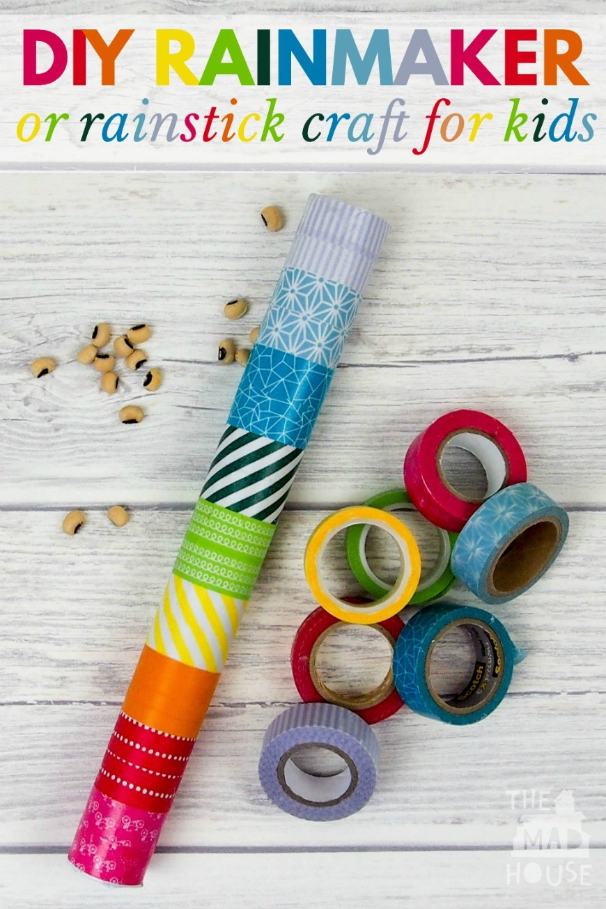 Best ideas about How To Make Crafts For Kids
. Save or Pin Rainbow rainmaker or rainstick Cardboard tube craft Now.