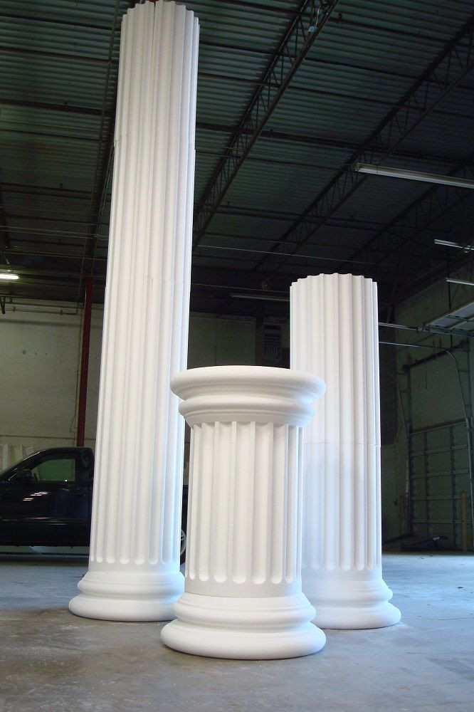 Best ideas about How To Make DIY Lighted Wedding Columns
. Save or Pin Foam columns for a TV show set Now.