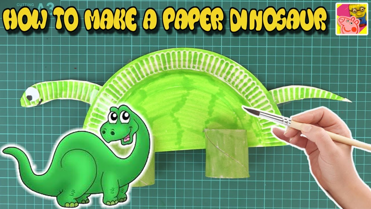Best ideas about How To Make Kids Craft
. Save or Pin How To Make A Paper Plate Dinosaur Now.