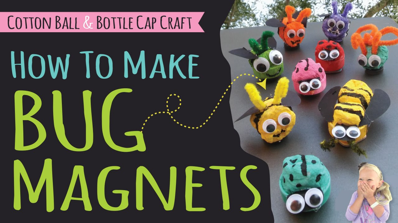 Best ideas about How To Make Kids Craft
. Save or Pin How to Make Bug Magnets for Kids Now.