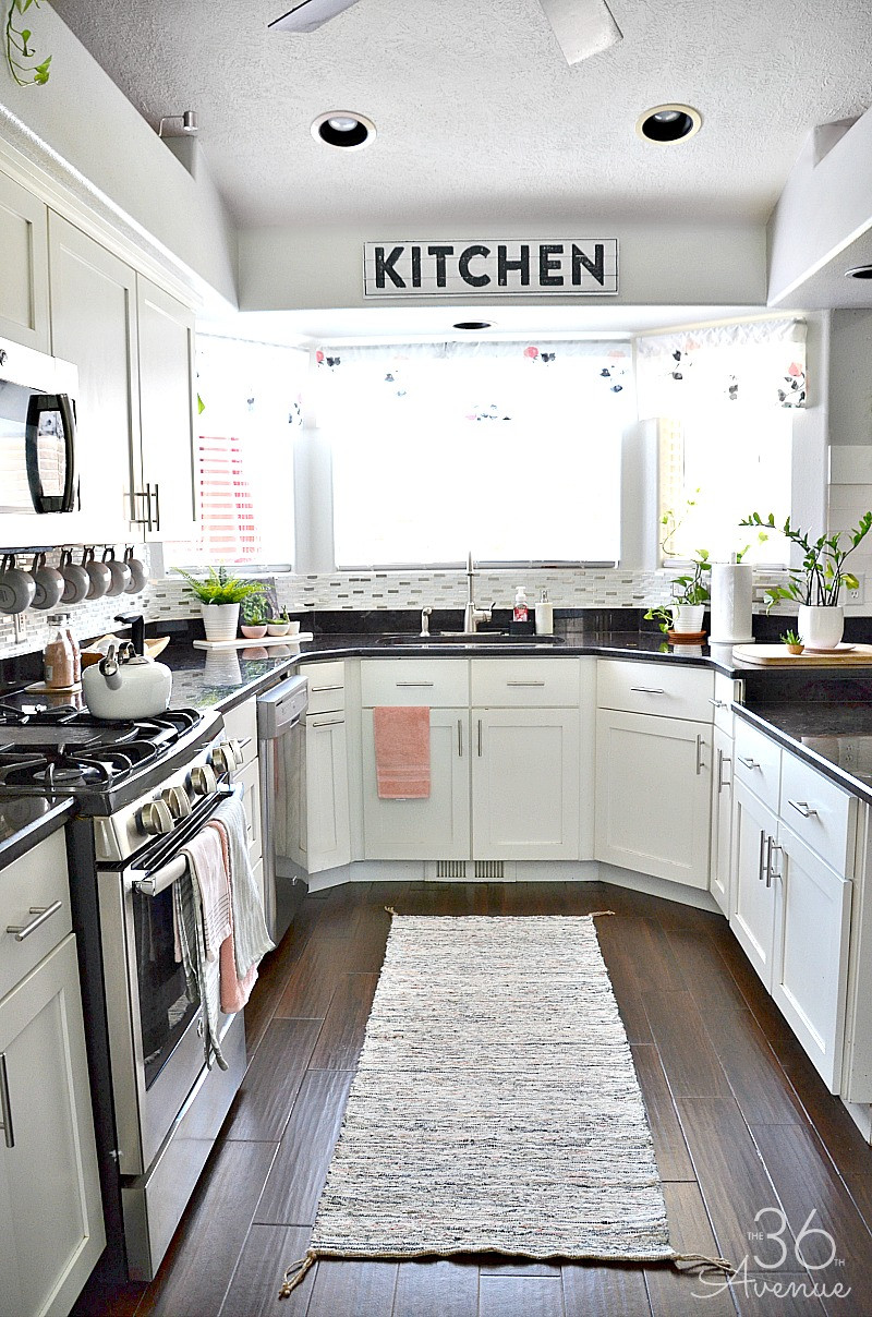 Best ideas about Ideas For Kitchen Decor
. Save or Pin White Kitchen Pink Kitchen Decor The 36th AVENUE Now.