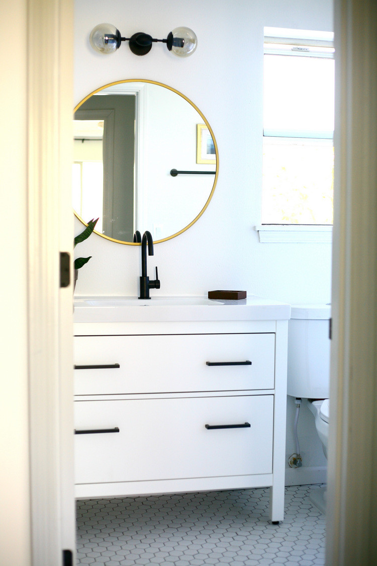 Best ideas about Ikea Bathroom Vanity
. Save or Pin My proudest IKEA hack Classy modern vanity from an IKEA Now.