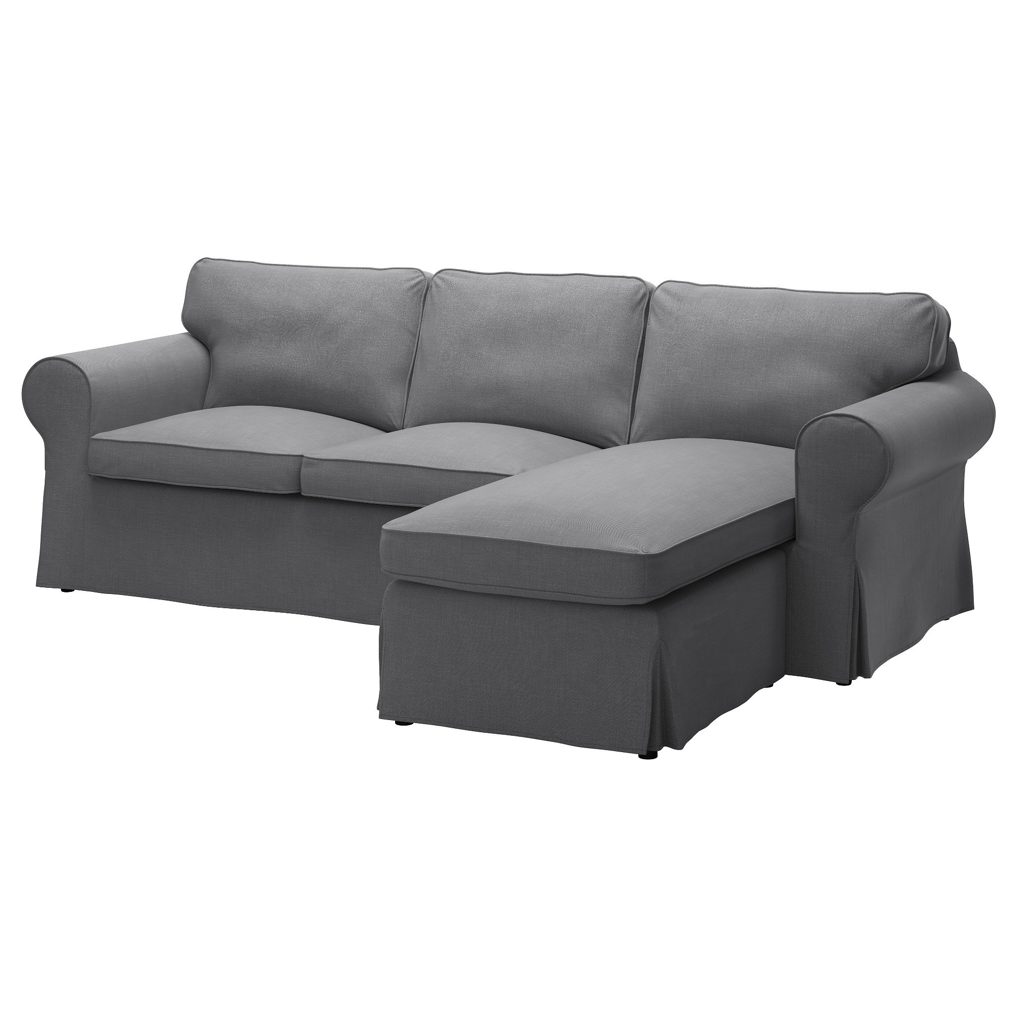 Best ideas about Ikea Ektorp Sofa
. Save or Pin EKTORP Two seat sofa and chaise longue Nordvalla dark grey Now.